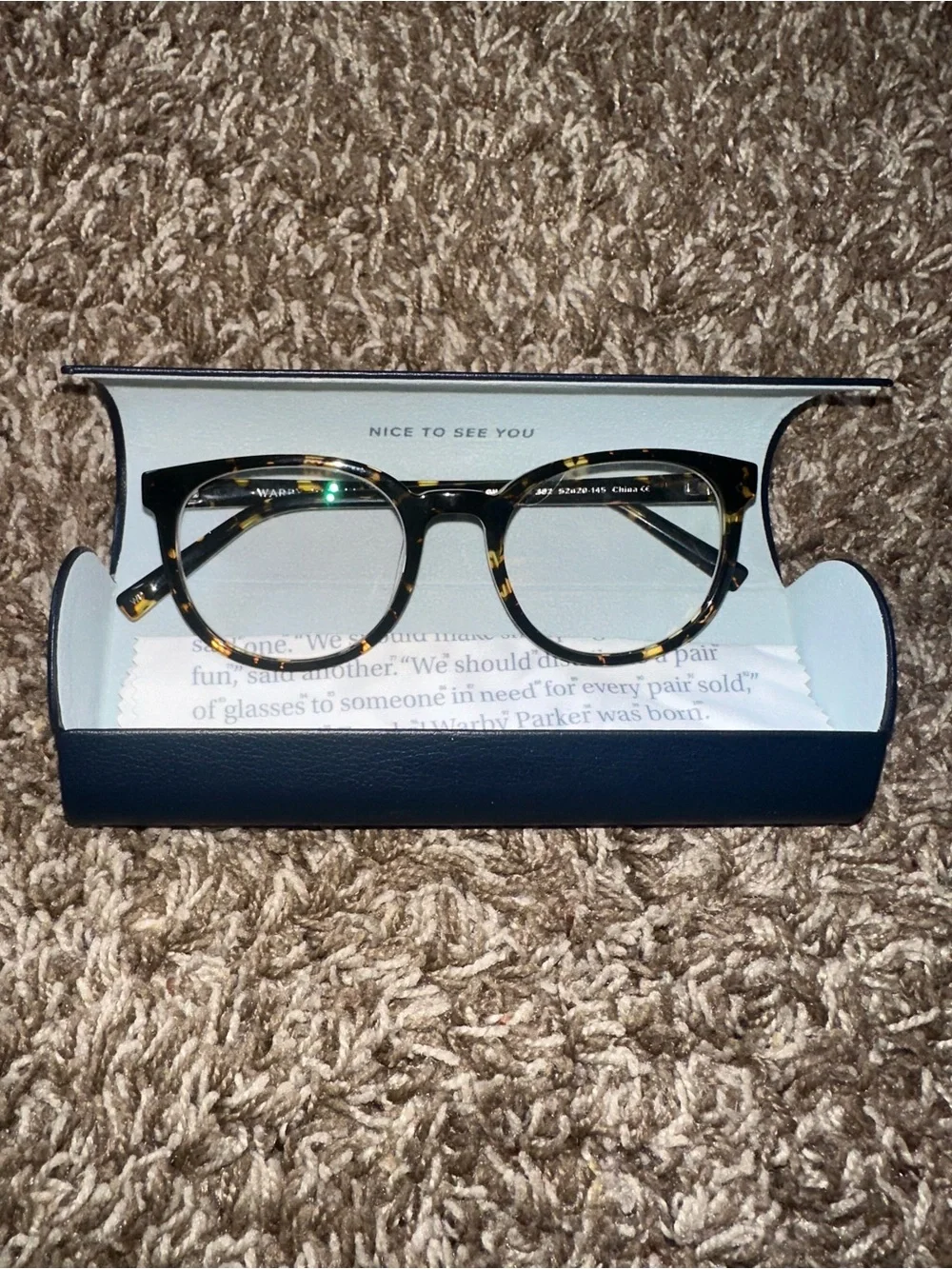 Warby Parker glasses